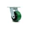 Service Caster 4 Inch Green Poly on Cast Iron Wheel Swivel Caster with Roller Bearing SCC SCC-30CS420-PUR-GB - alternate 1